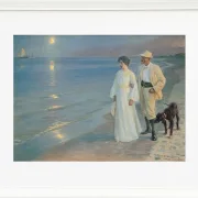 Sommerabend am Strand von Skagen. Der Maler und seine Frau – 1899
