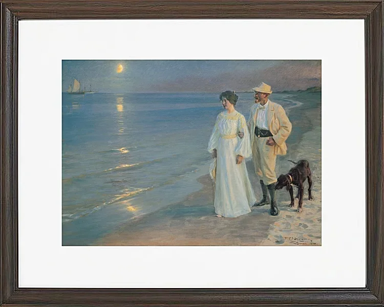Sommerabend am Strand von Skagen. Der Maler und seine Frau – 1899