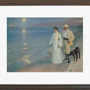 Sommerabend am Strand von Skagen. Der Maler und seine Frau – 1899
