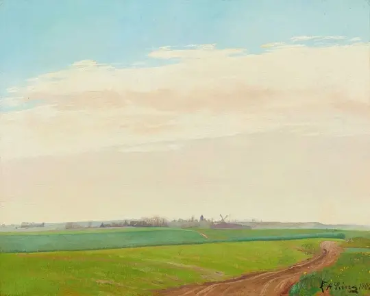 Sommerlandschaft, Baldersbrønde -1900