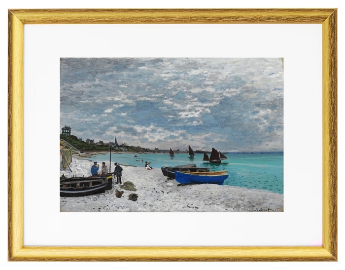 Der Strand von Sainte-Adresse – 1867