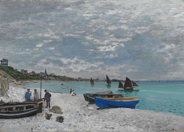 Der Strand von Sainte-Adresse – 1867