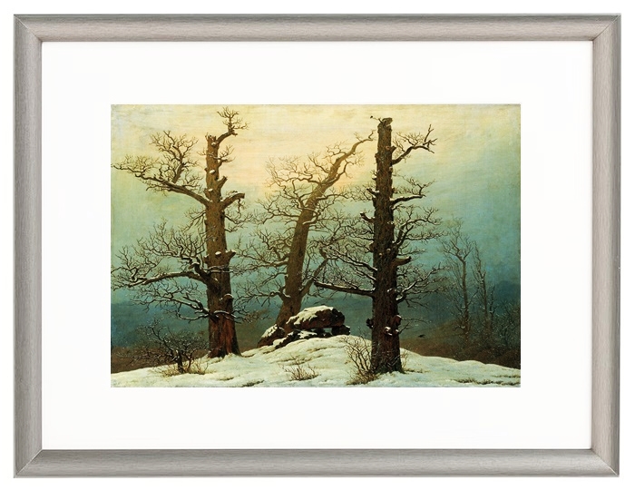 Steinhaufen im Schnee – 1827