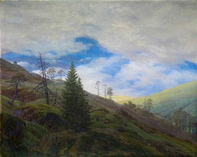 Sonnenaufgang im Riesengebirge - 1835