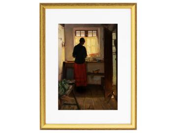 Das Dienstmädchen in der Küche – 1883