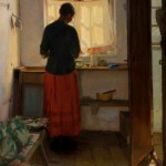 Das Dienstmädchen in der Küche – 1883