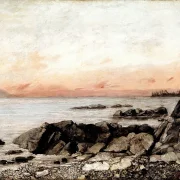 Sonnenuntergang, Vevey, Schweiz - 1874