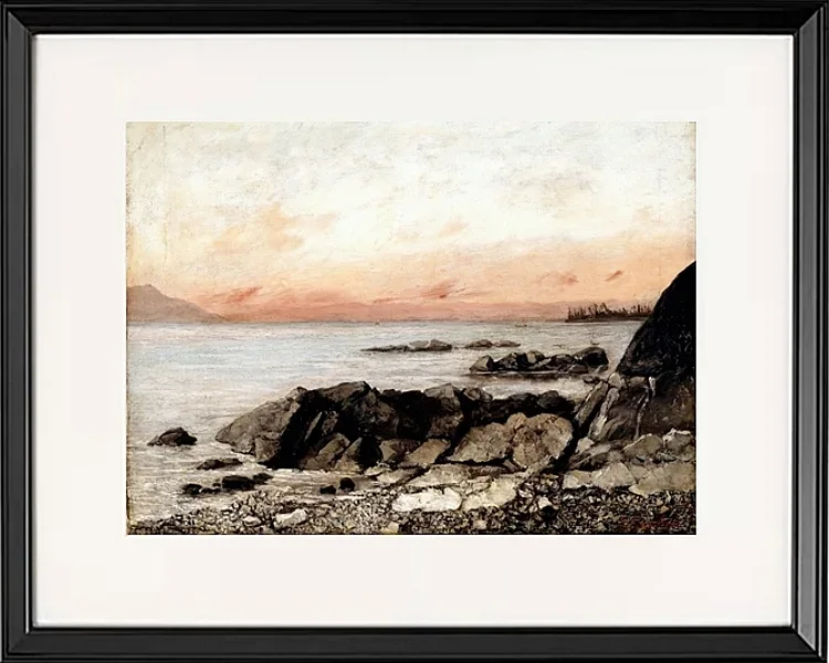 Sonnenuntergang, Vevey, Schweiz - 1874