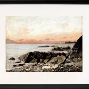 Sonnenuntergang, Vevey, Schweiz - 1874