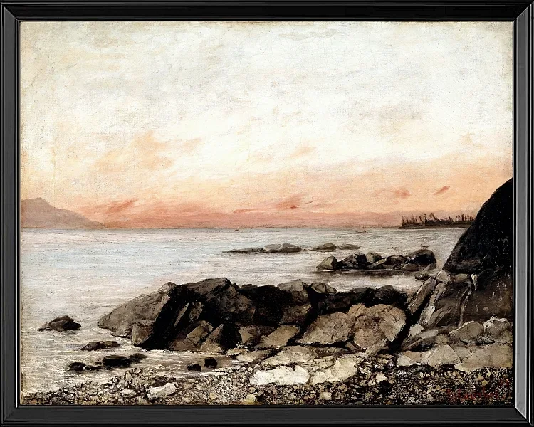 Sonnenuntergang, Vevey, Schweiz - 1874