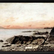 Sonnenuntergang, Vevey, Schweiz - 1874