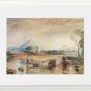 Sonnenuntergang und Mondaufgang - 1822