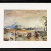 Sonnenuntergang und Mondaufgang - 1822