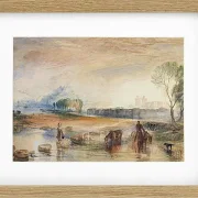 Sonnenuntergang und Mondaufgang - 1822