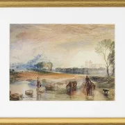 Sonnenuntergang und Mondaufgang - 1822