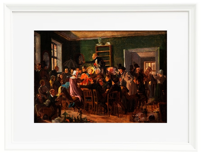 Scene from an auction - 1835