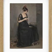 Spanisches Mädchen, das Zigaretten macht - 1890