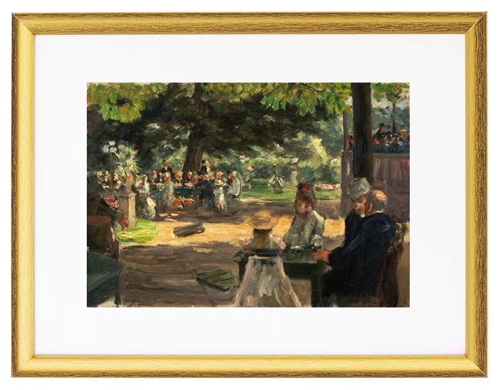 Restaurationsgarten in Leiden - 1900