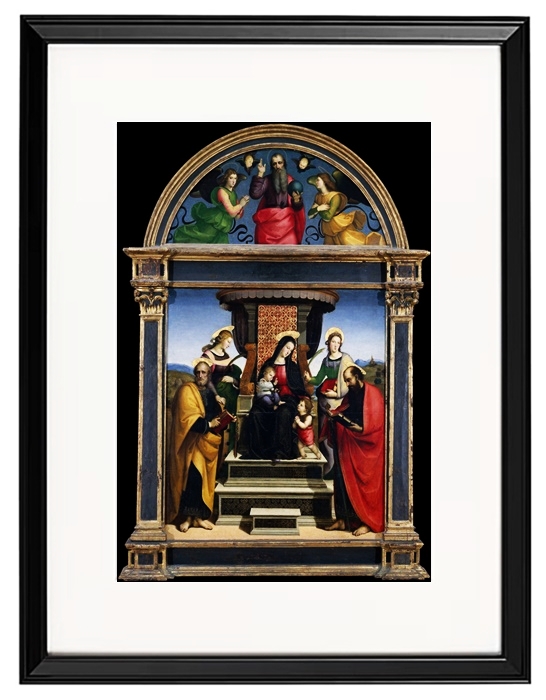 Thronende Madonna mit Kind und Heiligen - 1504