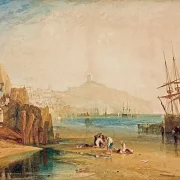 Stadt und Schloss von Scarborough - 1810