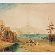 Stadt und Schloss von Scarborough - 1810