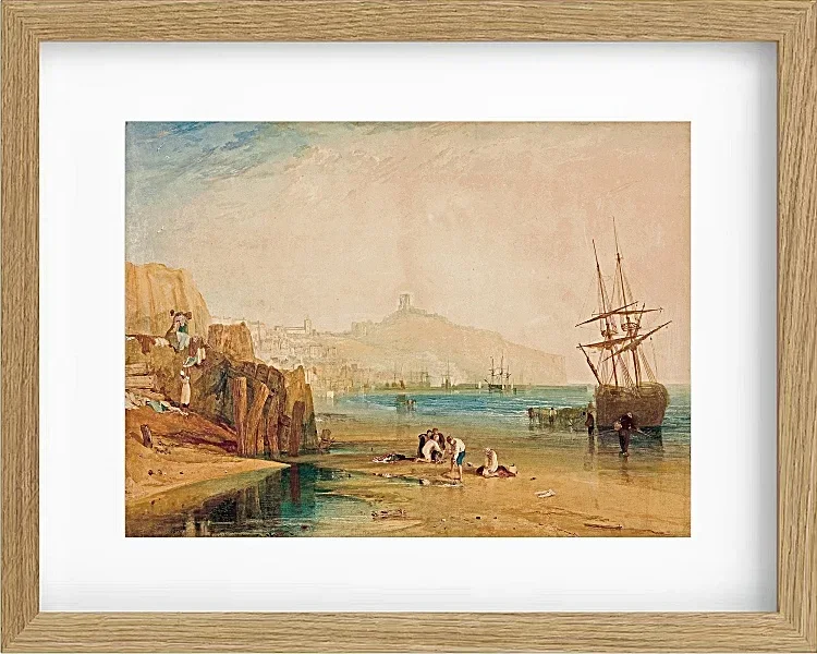 Stadt und Schloss von Scarborough - 1810