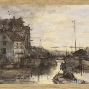 Stadtbild bei Nacht - 1847