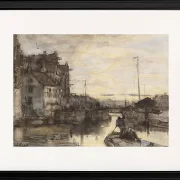 Stadtbild bei Nacht - 1847