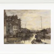 Stadtbild bei Nacht - 1847