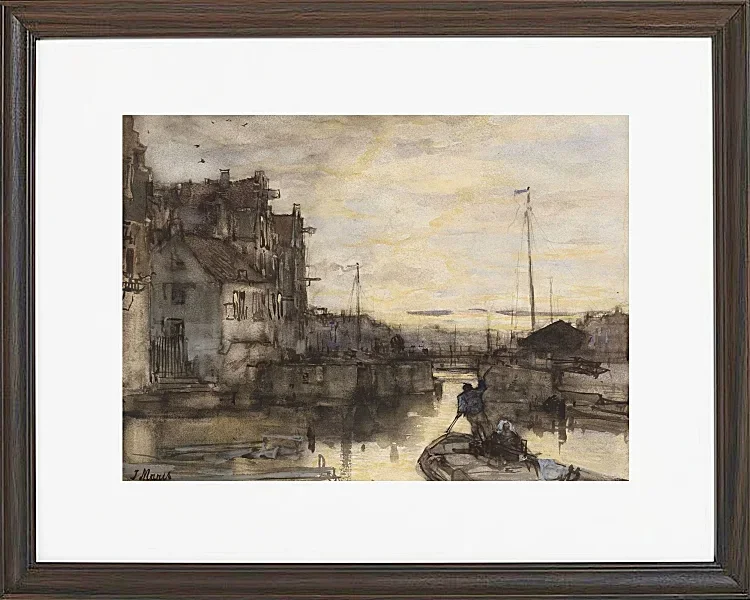 Stadtbild bei Nacht - 1847