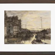 Stadtbild bei Nacht - 1847