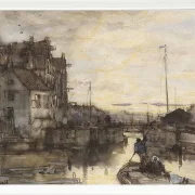 Stadtbild bei Nacht - 1847