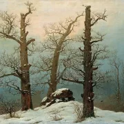 Steinhaufen im Schnee – 1827