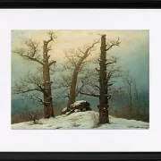 Steinhaufen im Schnee – 1827