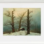 Steinhaufen im Schnee – 1827