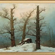 Steinhaufen im Schnee – 1827