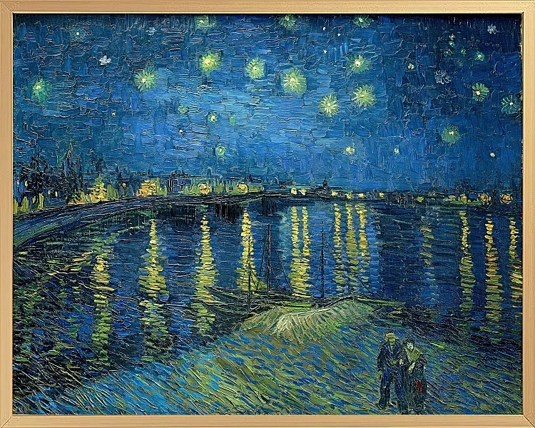 Sternennacht über der Rhone - 1888