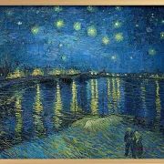Sternennacht über der Rhone - 1888