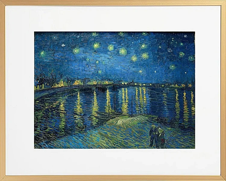 Sternennacht über der Rhone - 1888