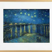 Sternennacht über der Rhone - 1888