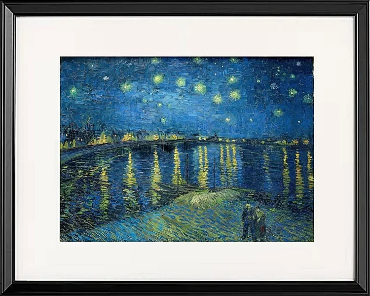 Sternennacht über der Rhone - 1888