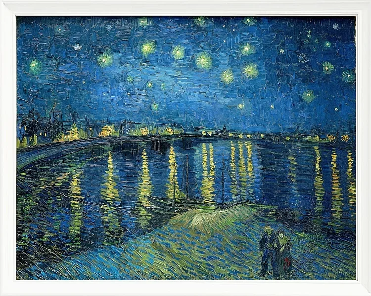 Sternennacht über der Rhone - 1888