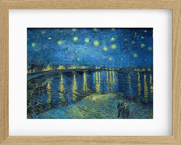 Sternennacht über der Rhone - 1888