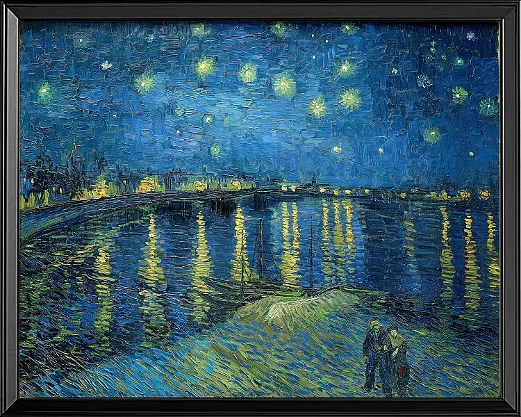 Sternennacht über der Rhone - 1888