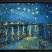 Sternennacht über der Rhone - 1888