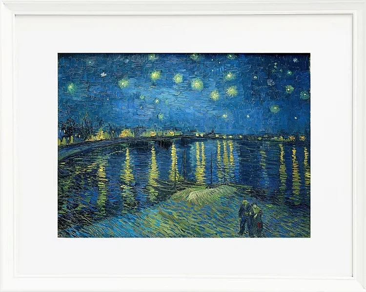 Sternennacht über der Rhone - 1888