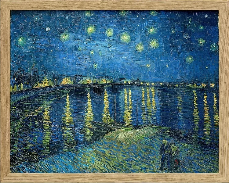 Sternennacht über der Rhone - 1888