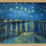 Sternennacht über der Rhone - 1888