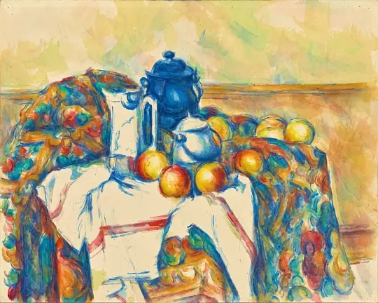 Stilleben med blå gryde - 1900