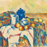Stilleben med blå gryde - 1900